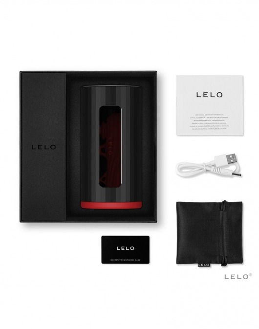 Черно-красный мастурбатор Lelo F1S V2 - Lelo - в Иваново купить с доставкой