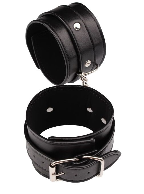 Черные оковы Classic Ankle Cuffs - Chisa - купить с доставкой в Иваново