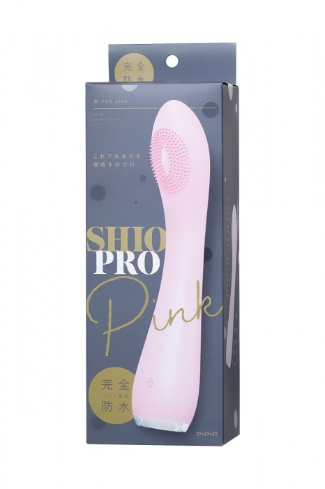 Нежно-розовый вибратор PPP SHIO-PRO - 21 см. - PPP