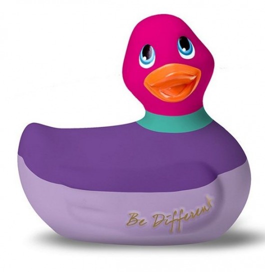 Фиолетово-розовый вибратор-уточка I Rub My Duckie 2.0 Colors - Big Teaze Toys - купить с доставкой в Иваново