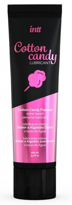 Интимный гель на водной основе Cotton Candy Lubricant - 100 мл. - INTT - купить с доставкой в Иваново