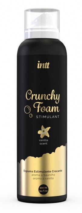 Пенка для массажа Crunchy Foam Stimulant Vanilla - 100 мл. - INTT - купить с доставкой в Иваново