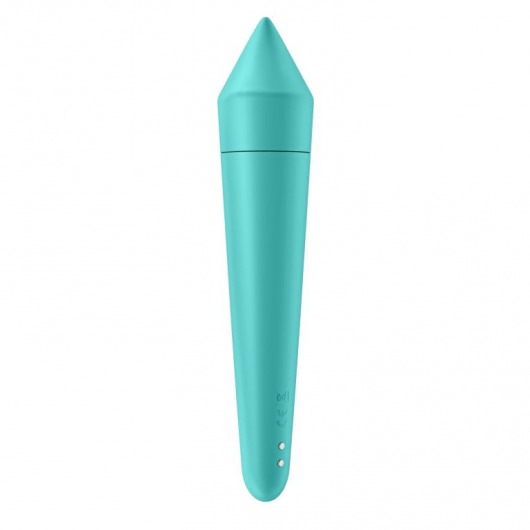 Бирюзовый мини-вибратор Ultra Power Bullet 8 - Satisfyer