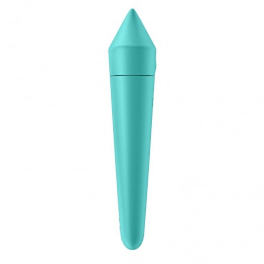 Бирюзовый мини-вибратор Ultra Power Bullet 8 - Satisfyer