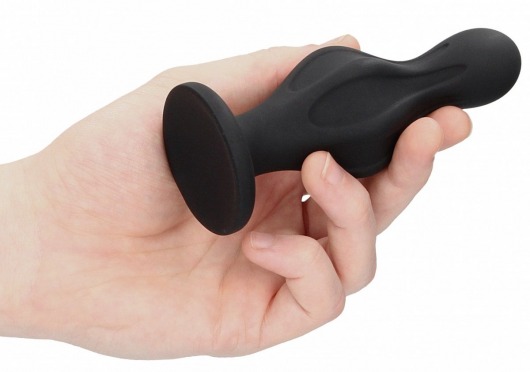 Черная анальная пробка Magic Butt Plug - 11,3 см. - Shots Media BV