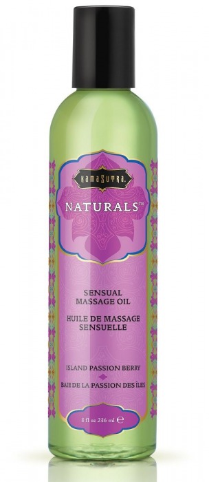 Массажное масло Naturals Island Passion Berry с ароматом тропических фруктов - 236 мл. - Kama Sutra - купить с доставкой в Иваново