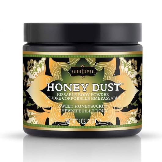 Пудра для тела Honey Dust Body Powder с ароматом жимолости - 170 гр. - Kama Sutra - купить с доставкой в Иваново