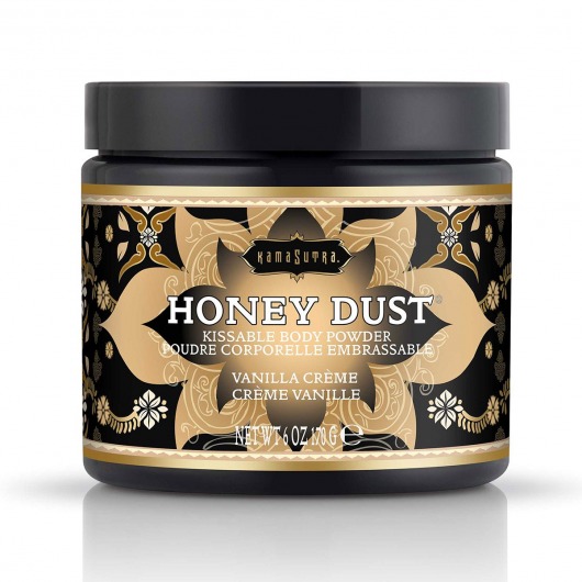 Пудра для тела Honey Dust Body Powder с ароматом ванили - 170 гр. - Kama Sutra - купить с доставкой в Иваново