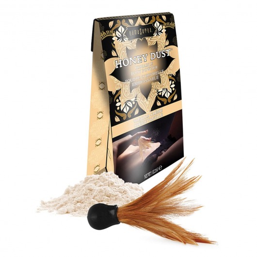 Пудра для тела Honey Dust Body Powder с ароматом ванили - 28 гр. - Kama Sutra - купить с доставкой в Иваново