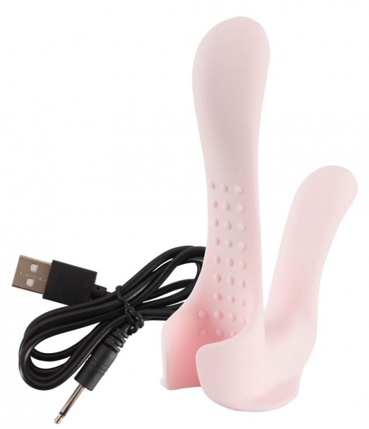 Розовый универсальный вибратор для пар Couples Vibrator - Orion