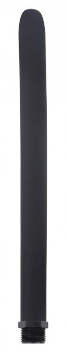 Черная насадка для анального душа Silicone Douche Tube - 24,5 см. - Chisa - купить с доставкой в Иваново
