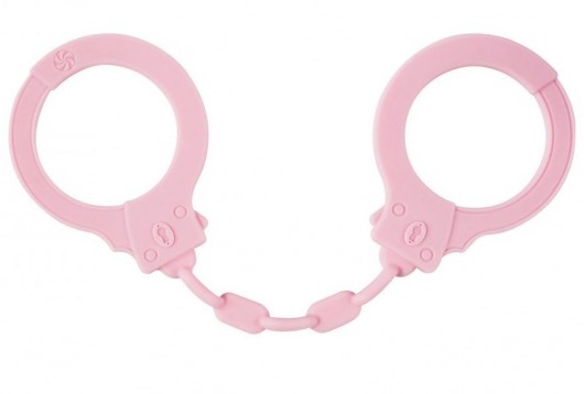 Розовые силиконовые наручники Suppression - Lola Games - купить с доставкой в Иваново