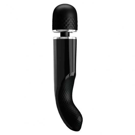 Черный вибратор-жезл Charming Massager Plus - 29 см. - Baile