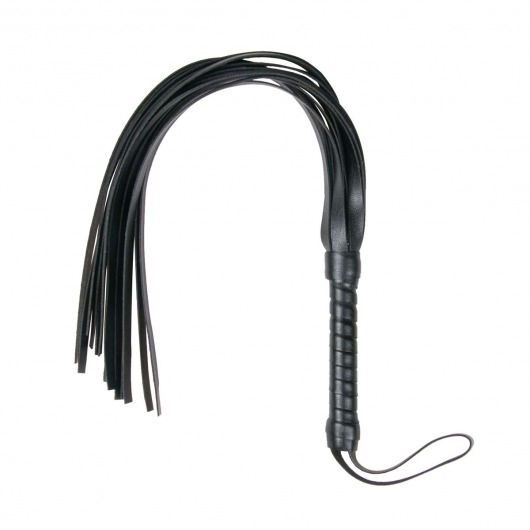 Черный флоггер Flogger Whip - 46 см. - Easy toys - купить с доставкой в Иваново