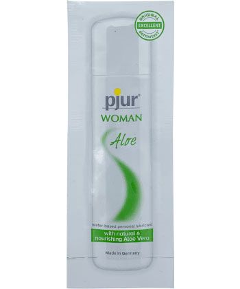 Лубрикант на водной основе pjur WOMAN Aloe - 2 мл. - Pjur - купить с доставкой в Иваново