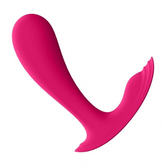 Розовый вибромассажер для ношения Top Secret - Satisfyer
