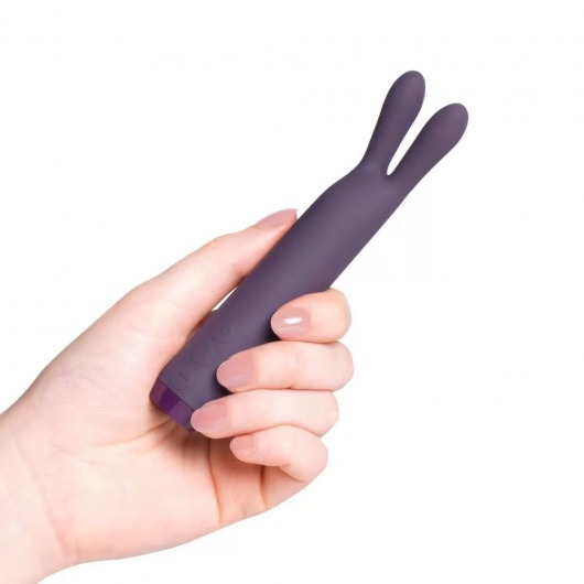 Фиолетовый вибратор с ушками Rabbit Bullet Vibrator - 8,9 см. - Je Joue