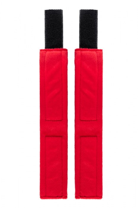 Красно-черные велюровые оковы Anonymo - ToyFa - купить с доставкой в Иваново