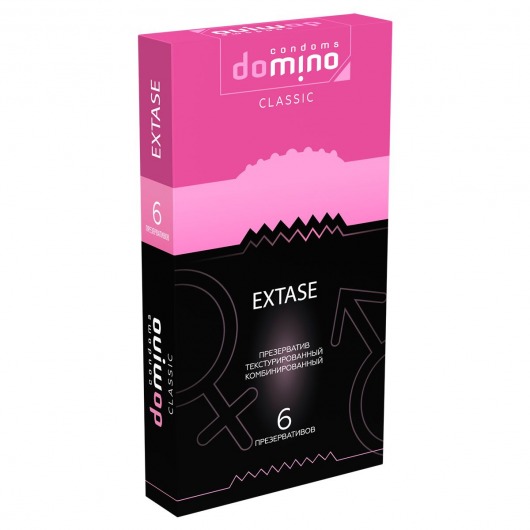 Презервативы с точками и рёбрышками DOMINO Classic Extase - 6 шт. - Domino - купить с доставкой в Иваново