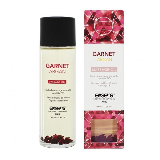 Органическое массажное масло GARNET ARGAN - 100 мл. - Exsens - купить с доставкой в Иваново