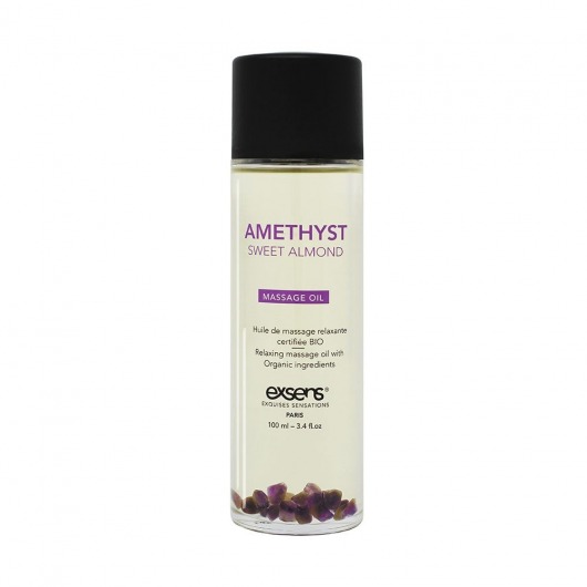 Органическое массажное масло AMETHYST SWEET ALMOND - 100 мл. - Exsens - купить с доставкой в Иваново