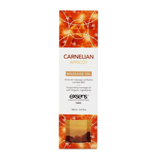 Органическое массажное масло CARNELIAN APRICOT - 100 мл. - Exsens - купить с доставкой в Иваново
