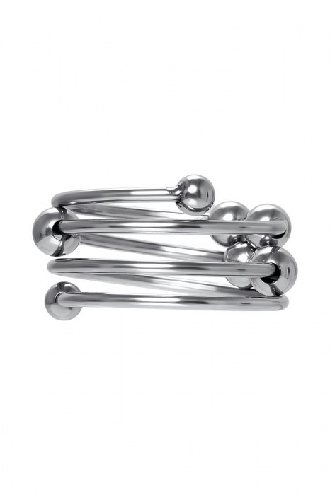 Большое металлическое кольцо под головку пениса - ToyFa - купить с доставкой в Иваново