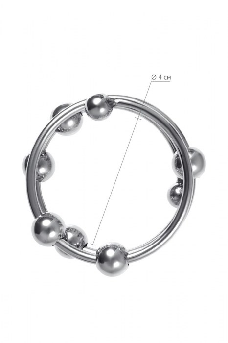 Большое металлическое кольцо под головку пениса - ToyFa - купить с доставкой в Иваново