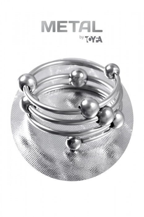 Большое металлическое кольцо под головку пениса - ToyFa - купить с доставкой в Иваново