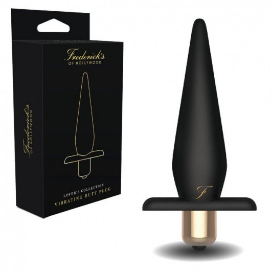 Черный анальный плаг Vibrating Butt Plug - Fredericks Of Hollywood