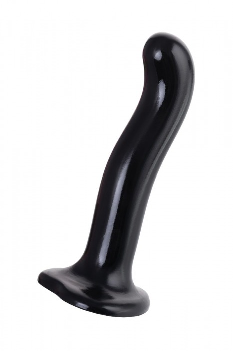 Черный стимулятор для пар P G-Spot Dildo Size M - 18 см. - Strap-on-me - в Иваново купить с доставкой