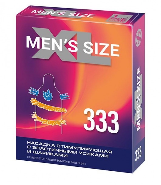 Стимулирующая насадка на пенис MEN SIZE 333 - Sitabella - в Иваново купить с доставкой