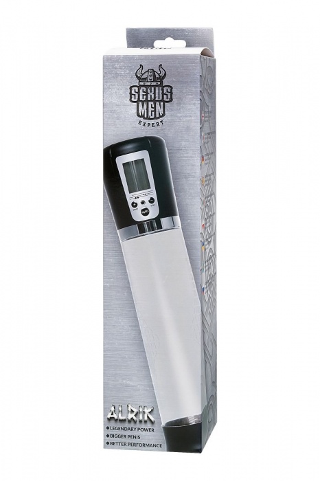 Прозрачная автоматическая помпа для пениса Alrik - Sexus - в Иваново купить с доставкой