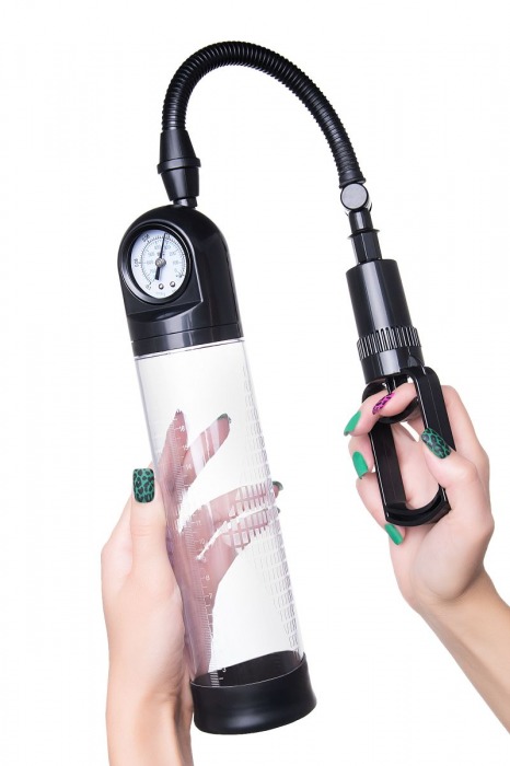 Прозрачная механическая помпа Helmer с манометром - Sexus - в Иваново купить с доставкой