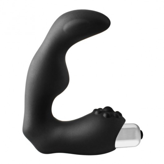 Черный вибромассажер простаты FantASStic Vibrating Prostate Massager - 11,3 см. - Dream Toys - в Иваново купить с доставкой