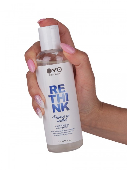 Увлажняющий гель на водной основе OYO Personal Gel Menthol - 200 мл. - OYO - купить с доставкой в Иваново