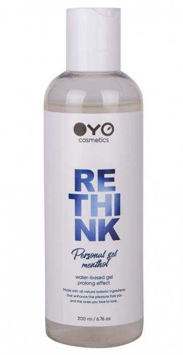 Увлажняющий гель на водной основе OYO Personal Gel Menthol - 200 мл. - OYO - купить с доставкой в Иваново