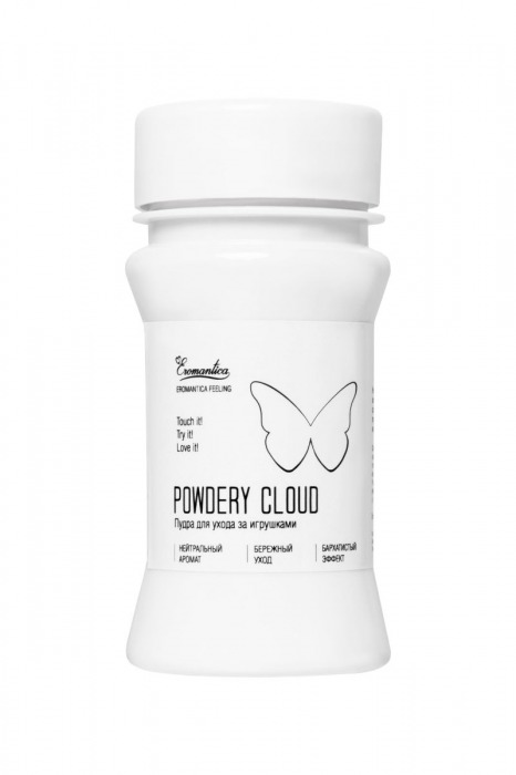 Пудра для ухода за игрушками Powdery Cloud с нейтральным ароматом - 40 гр. - Eromantica - купить с доставкой в Иваново