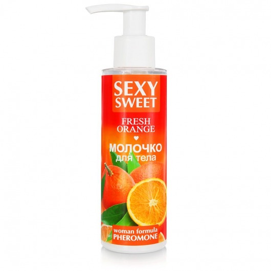 Молочко для тела с феромонами и ароматом апельсина Sexy Sweet Fresh Orange - 150 гр. -  - Магазин феромонов в Иваново