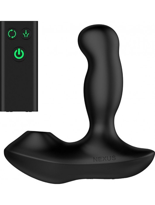 Черный вибратор-ротатор для стимуляции простаты Nexus Revo Air - Nexus Range - в Иваново купить с доставкой