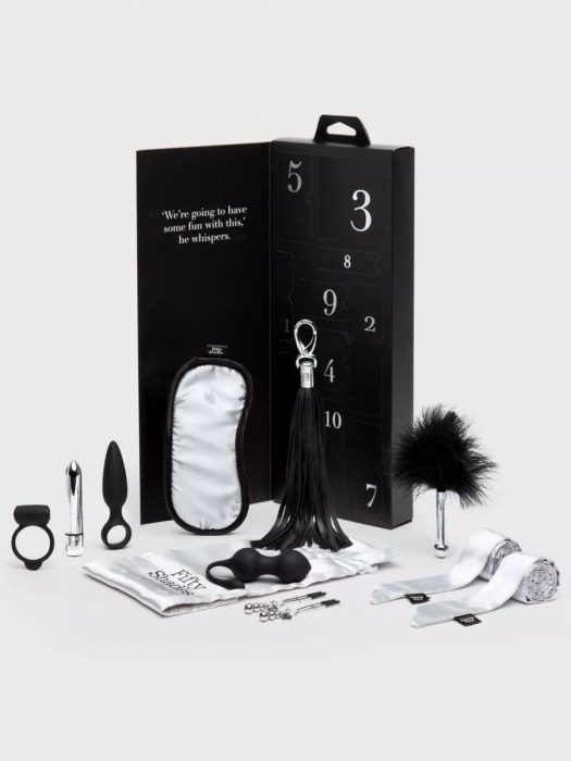 Эротический набор Pleasure Overload 10 Days of Play Gift Set - Fifty Shades of Grey - купить с доставкой в Иваново