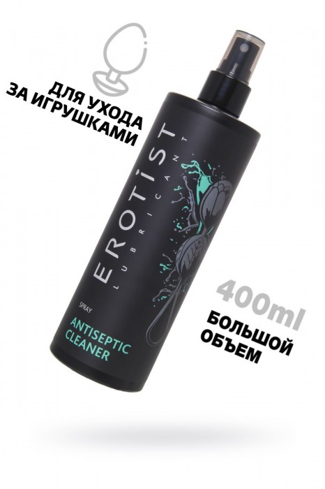 Антибактериальное средство для игрушек Erotist Anticeptic Cleaner - 400 мл. - Erotist Lubricants - купить с доставкой в Иваново