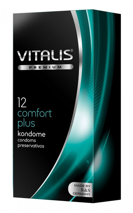 Контурные презервативы VITALIS PREMIUM comfort plus - 12 шт. - Vitalis - купить с доставкой в Иваново