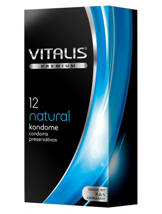 Классические презервативы VITALIS PREMIUM natural - 12 шт. - Vitalis - купить с доставкой в Иваново