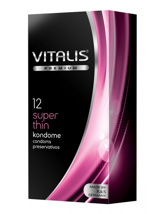 Ультратонкие презервативы VITALIS PREMIUM super thin - 12 шт. - Vitalis - купить с доставкой в Иваново