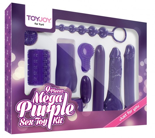 Эротический набор Toy Joy Mega Purple - Toy Joy - купить с доставкой в Иваново