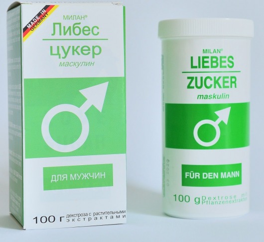 Сахар любви для мужчин Liebes-Zucker maskulin - 100 гр. - Milan Arzneimittel GmbH - купить с доставкой в Иваново