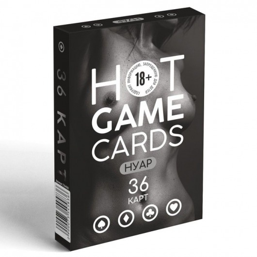 Игральные карты HOT GAME CARDS НУАР - 36 шт. - Сима-Ленд - купить с доставкой в Иваново