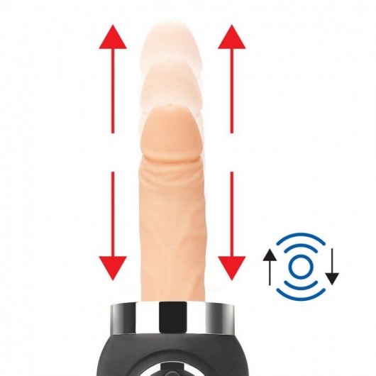 Портативная секс-машина Thrusting Compact Sex Machine c 2 насадками - Lux Fetish - купить с доставкой в Иваново