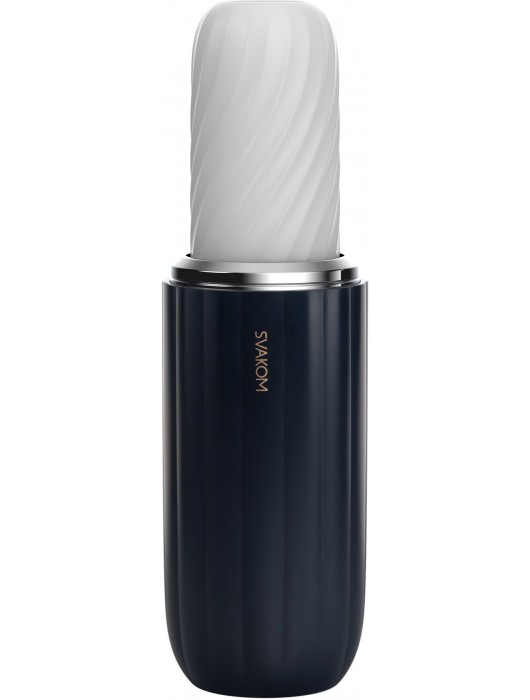 Черно-белый интерактивный мастурбатор Alex Neo 2 - Svakom - в Иваново купить с доставкой